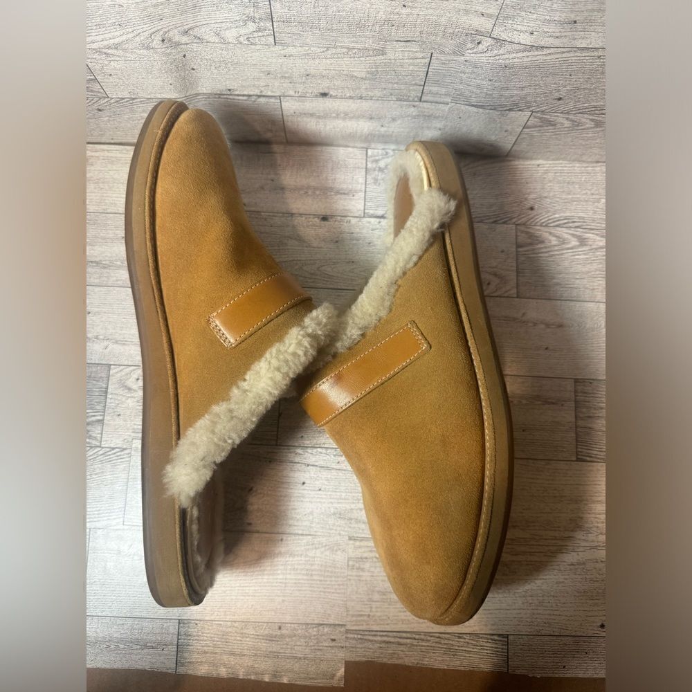 Cole‎ Haan  tan Waterproof Slip on fleece lined shoes size 10 - Picture 6 of 9